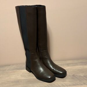 AEROSOLES Dark Brown to the Knee Boots